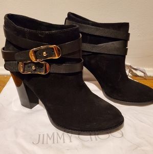 Jimmy Choo suede booties size 8
